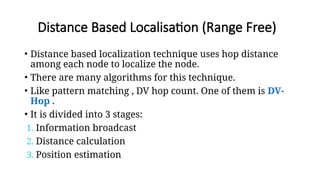 Localiser Range Wireless sensor networks (WSN) SRM unit 2 | PPTX