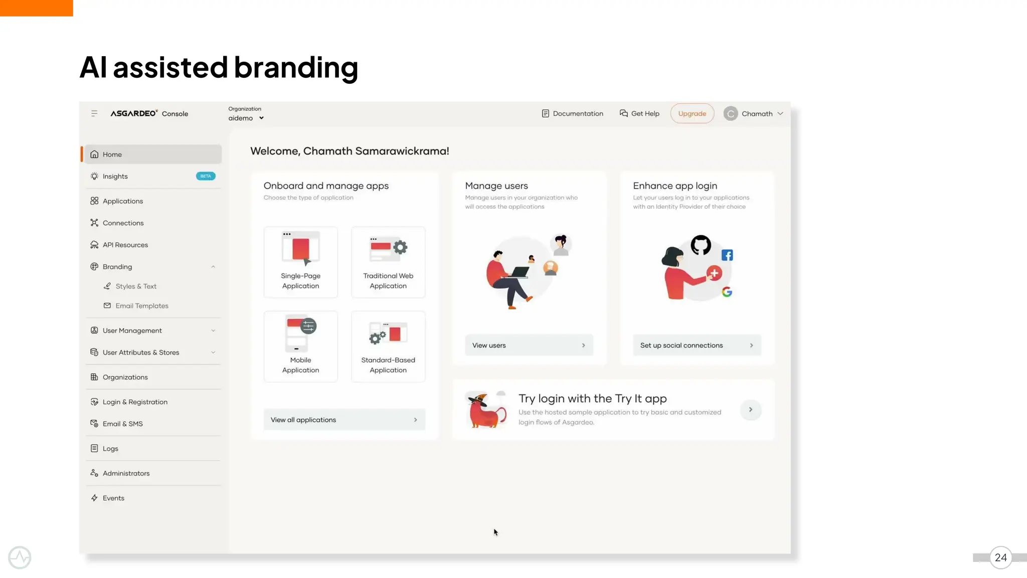 AI assisted branding
24
 