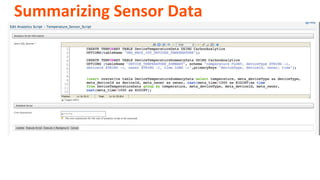 Summarizing Sensor Data
 