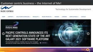 Customer	
  centric	
  business	
  –	
  the	
  Internet	
  of	
  Me!	
  
 