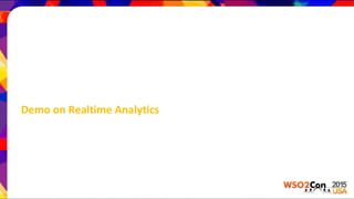 Demo on Realtime Analytics
 