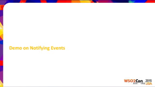 Demo on Notifying Events
 