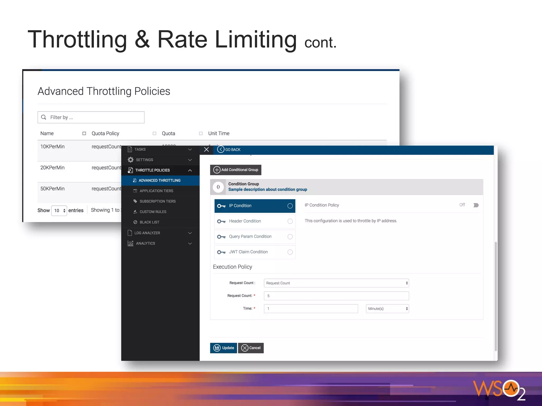 Throttling & Rate Limiting cont.
 