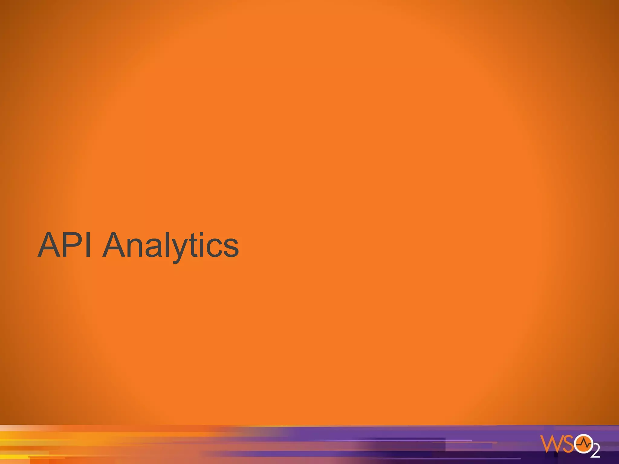 API Analytics
 