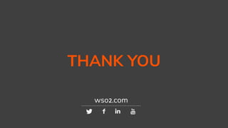 THANK YOU
wso2.com
 