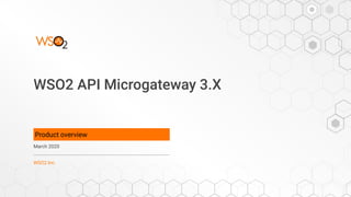 WSO2 API microgateway introduction | PPT
