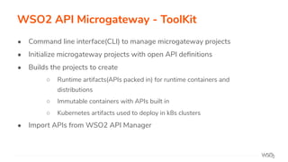 WSO2 API microgateway introduction | PPT