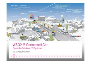 WSO2 @ Connected Car
Deutsche Telekom / T-Systems
Dr. Andreas Wichmann
 