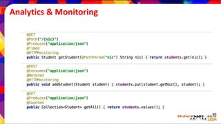 Analytics & Monitoring
 