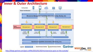 Inner & Outer Architecture
http://blogs.gartner.com/gary-olliffe/2015/01/30/microservices-guts-on-the-outside/
 