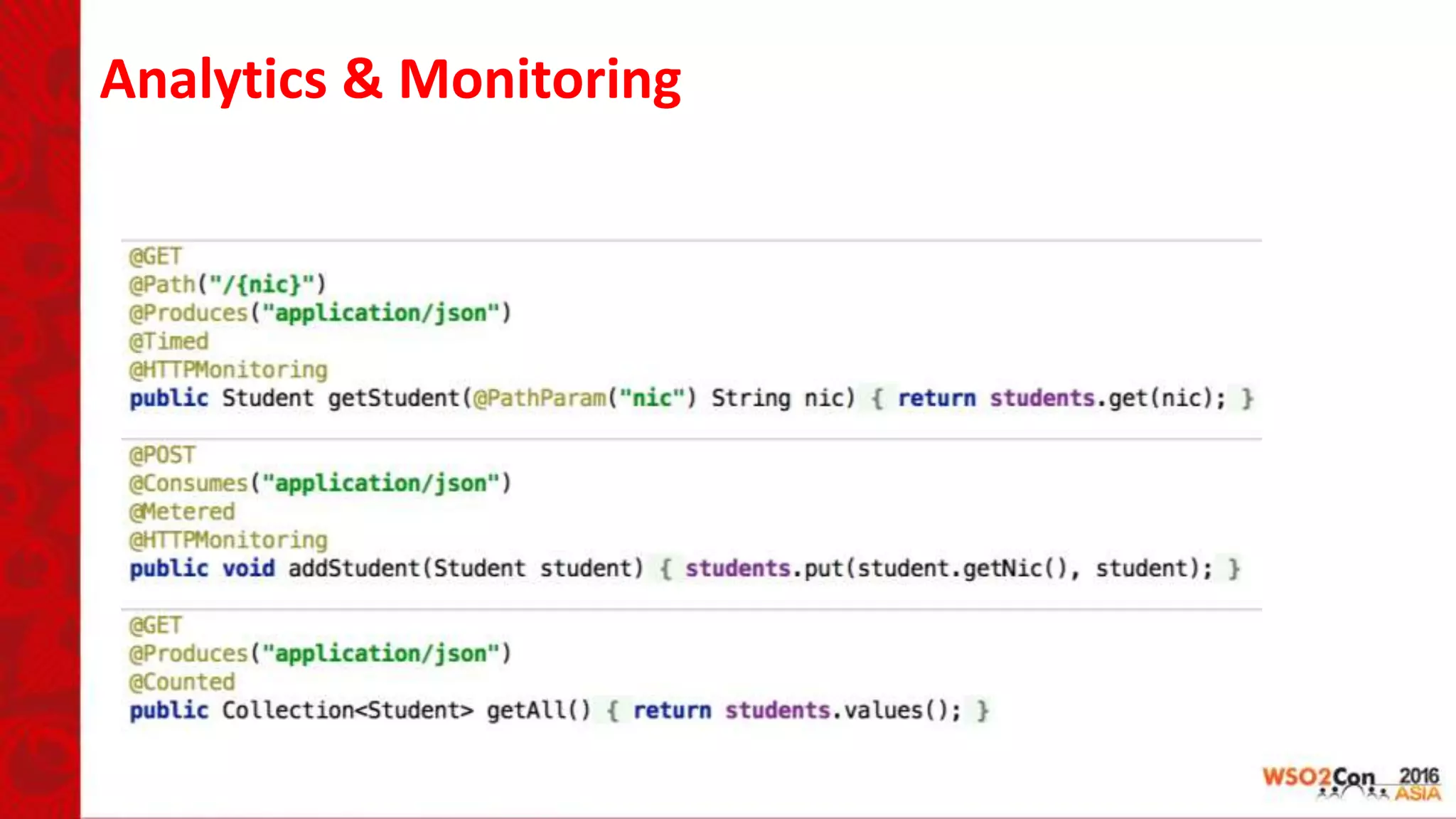 Analytics & Monitoring
 