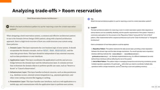 Analyzing trade-offs > Room reservation
26
 