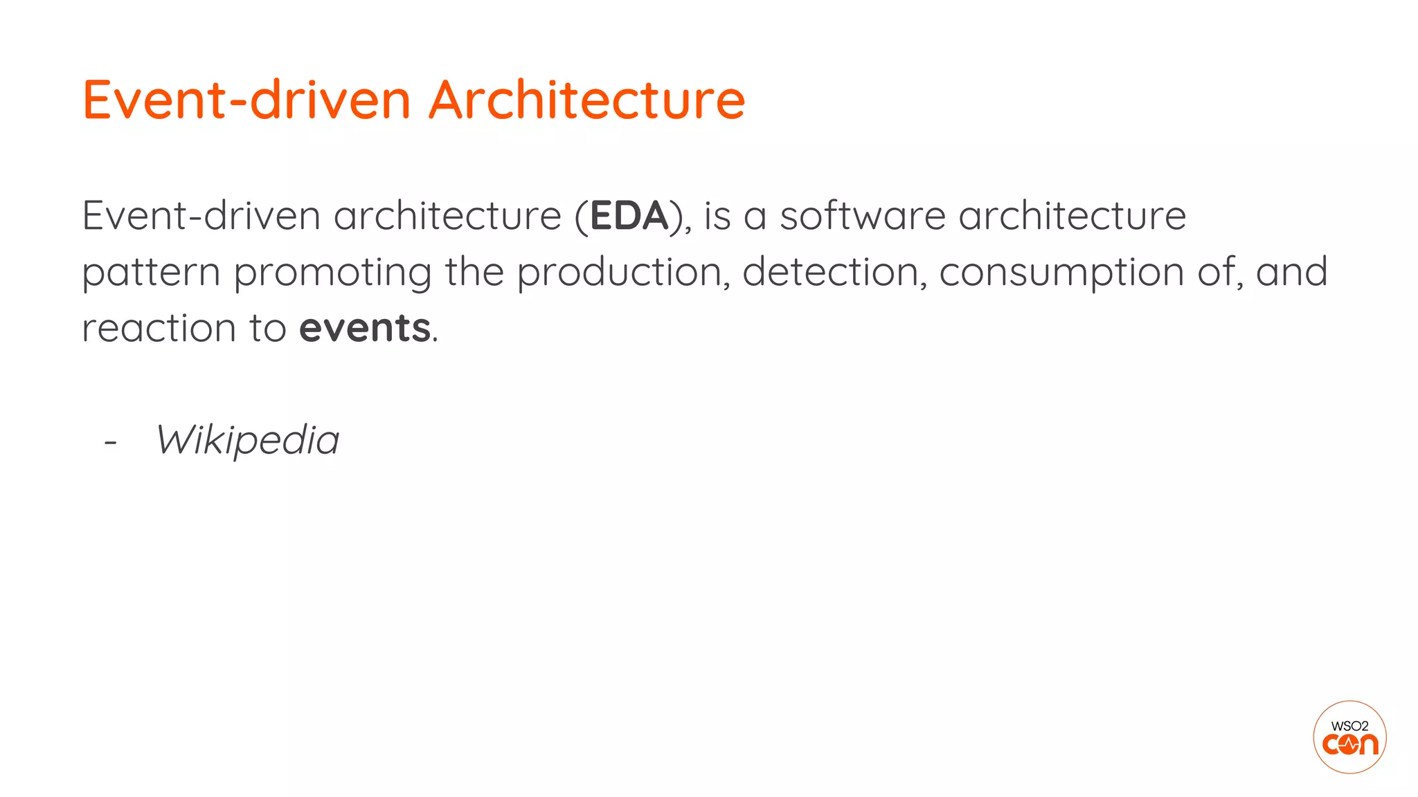 [WSO2Con Asia 2018] Building Reactive Applications Using Event-driven ...