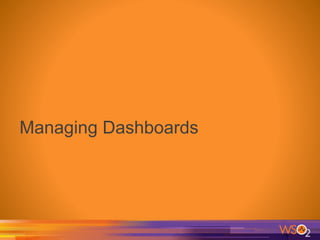 Managing Dashboards
 