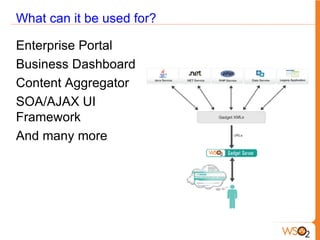Google Gadget Specification is widely used because of iGoogle 