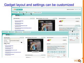 Understanding Gadgets The Google Gadget Specification is an open specification for building dynamic web content,  