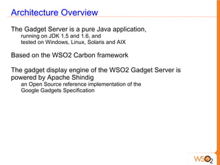 WSO2 Gadget Server 1.0 