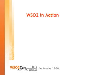 WSO2 in Action
 