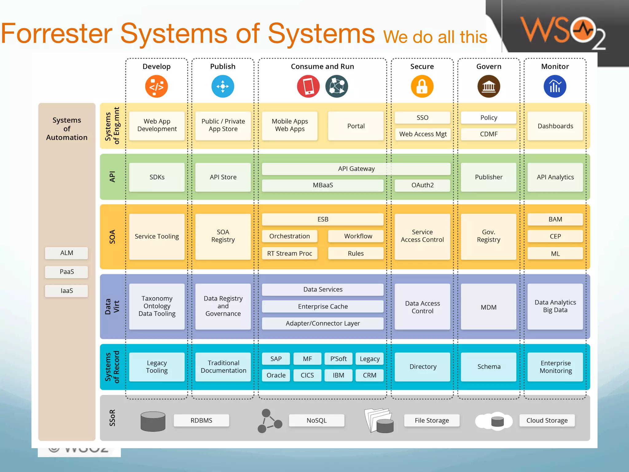 Forrester Systems of Systems We do all this 
 

 