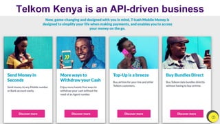 Telkom Kenya is an API-driven business
 