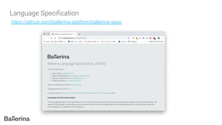 https://github.com/ballerina-platform/ballerina-spec
 