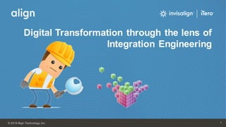 Align Technology, Inc. 1© 2019 Align Technology, Inc. 1
Digital Transformation through the lens of
Integration Engineering
 
