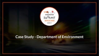 Case Study - Department of Environment
 