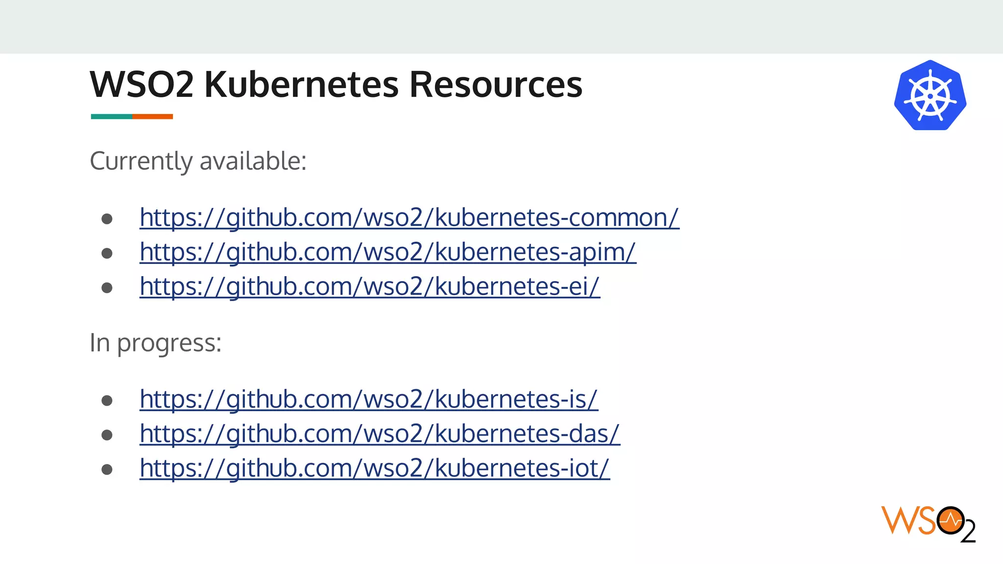 WSO2 Kubernetes Reference Architecture - Nov 2017 | PPT