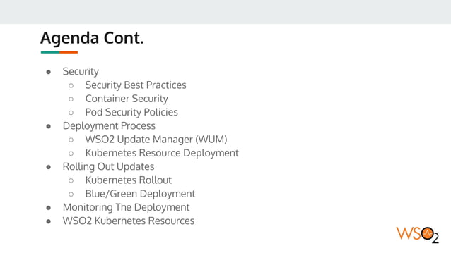 WSO2 Kubernetes Reference Architecture - Nov 2017 | PPT