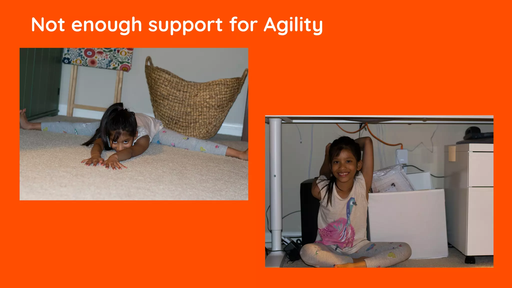 Not enough support for Agility
 