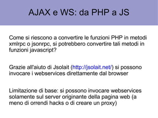 phpday 2006 - WS in PHP