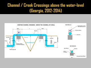 Water Supply Pipelines Channel Crossing Examples | PDF