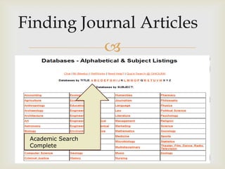 




Academic Search
Complete
 