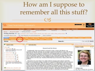 How am I suppose to
remember all this stuff?
        
 