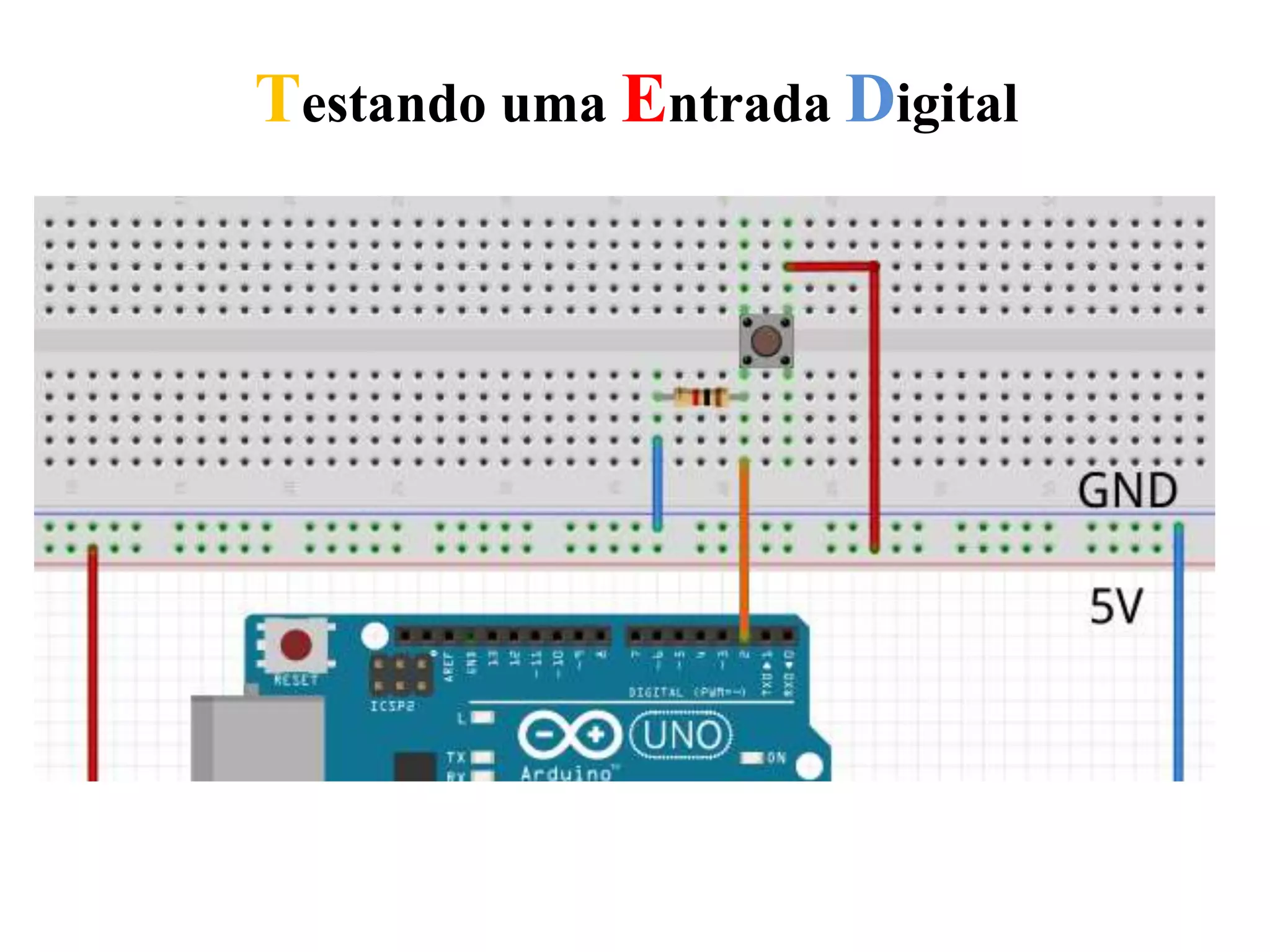 Testando uma Entrada Digital
 