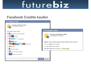 Facebook Credits kaufen
 