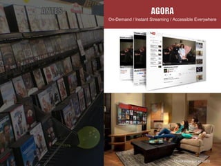 Muito mais que só video
On-Demand / Instant Streaming / Accessible Everywhere
 