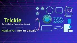 Trickle
Screenshot to Presentable Content
07/02/2026 25
Napkin AI : Text to Visuals
Prof. VKK@KJSCAC, Mumbai
 