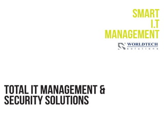 Worldtech Solutions Smart IT Management for Education