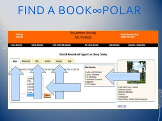 FIND A BOOK∞POLAR
 