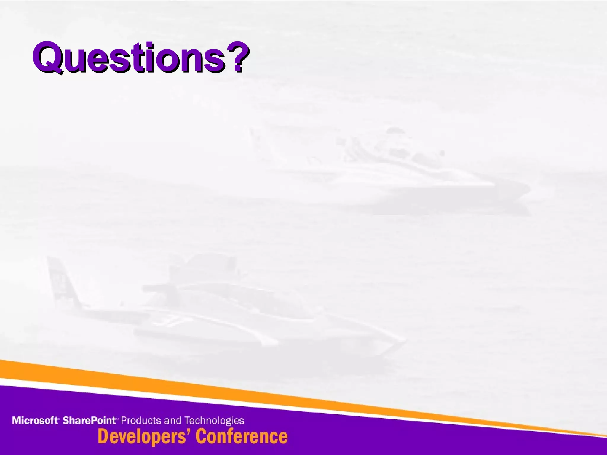 Questions? 