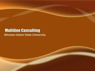Winston-Salem State University
 