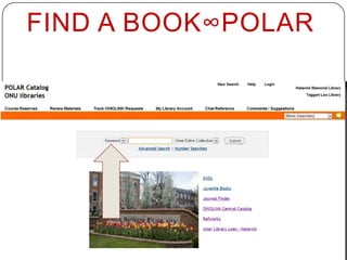 FIND A BOOK∞POLAR
 