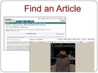 Find an Article
 