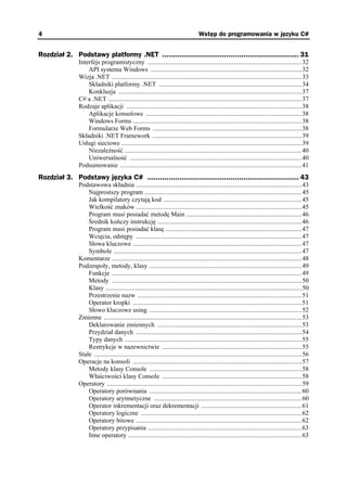 Wstęp do programowania w języku C# | PDF