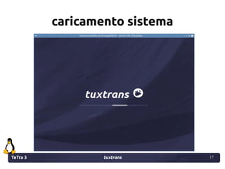 TeTra 3 tuxtrans 17
17
caricamento sistema
 