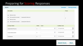 Preparing for Scoring Responses
 