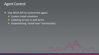 Match KBs to MSRCsstrWSUSServer = “<Enter WSUS Server here>"Set fso = CreateObject("Scripting.FileSystemObject")Set objTextFile = fso.OpenTextFile("OUTPUT.csv", 2, True)objTextFile.WriteLine("MS Number,Q Number")Set conn = CreateObject("ADODB.Connection")Set rs = CreateObject("ADODB.Recordset")dbconn = "Driver={SQL Server};Server=" & strWSUSServer & ";Database=SUSDB"conn.opendbconnstrSQLQuery = "SELECT dbo.tbSecurityBulletinForRevision.SecurityBulletinID, dbo.tbLocalizedProperty.Title FROM dbo.tbLocalizedPropertyForRevision INNER JOIN dbo.tbLocalizedProperty ON dbo.tbLocalizedPropertyForRevision.LocalizedPropertyID = dbo.tbLocalizedProperty.LocalizedPropertyID INNER JOIN dbo.tbSecurityBulletinForRevision ON dbo.tbLocalizedPropertyForRevision.RevisionID = dbo.tbSecurityBulletinForRevision.RevisionID WHERE (dbo.tbLocalizedPropertyForRevision.LanguageID = 1033) ORDER BY dbo.tbSecurityBulletinForRevision.SecurityBulletinID"rs.OpenstrSQLQuery, conn, 3, 3While Not rs.EOFobjTextFile.WriteLine(rs.Fields(0).Value & "," & Replace(rs.Fields(1).Value, ",", ""))rs.MoveNextWendWScript.Echo "Done!"
