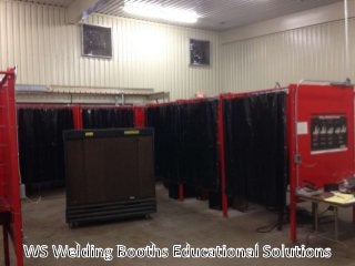 WS Weld booths for Welding Schools