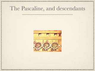 The Pascaline, and descendants
 